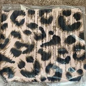 Leopard canvas tote bag